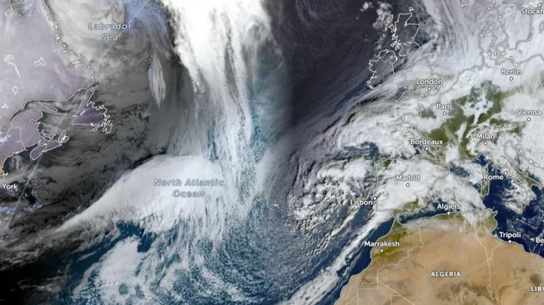 furtuna eowin, imagine din satelit